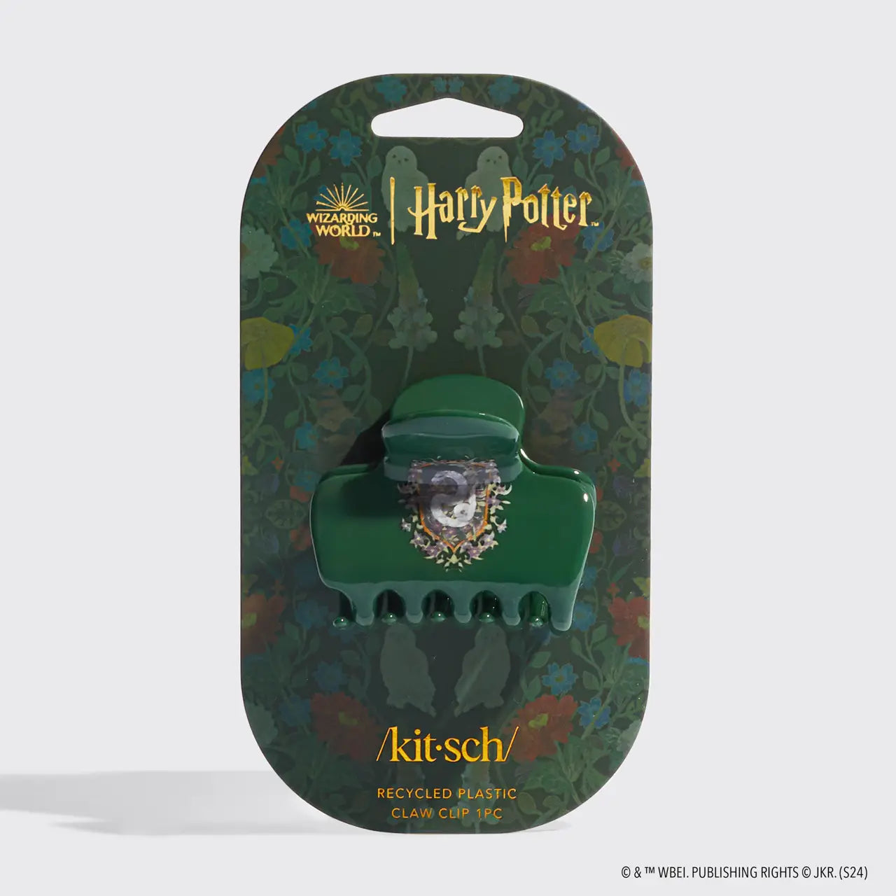 Kitsch Harry Potter X Kitsch Recycled Cloud Clawclip 1pc-Slytherin