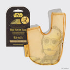 Kitsch Shampoo Bar Saver Bag-Star Wars C-3PO: Your Eco-Friendly Shower Companion