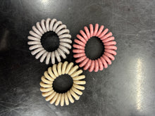 Load image into Gallery viewer, Curly Hair Tie Rings - Harlequin Hair
