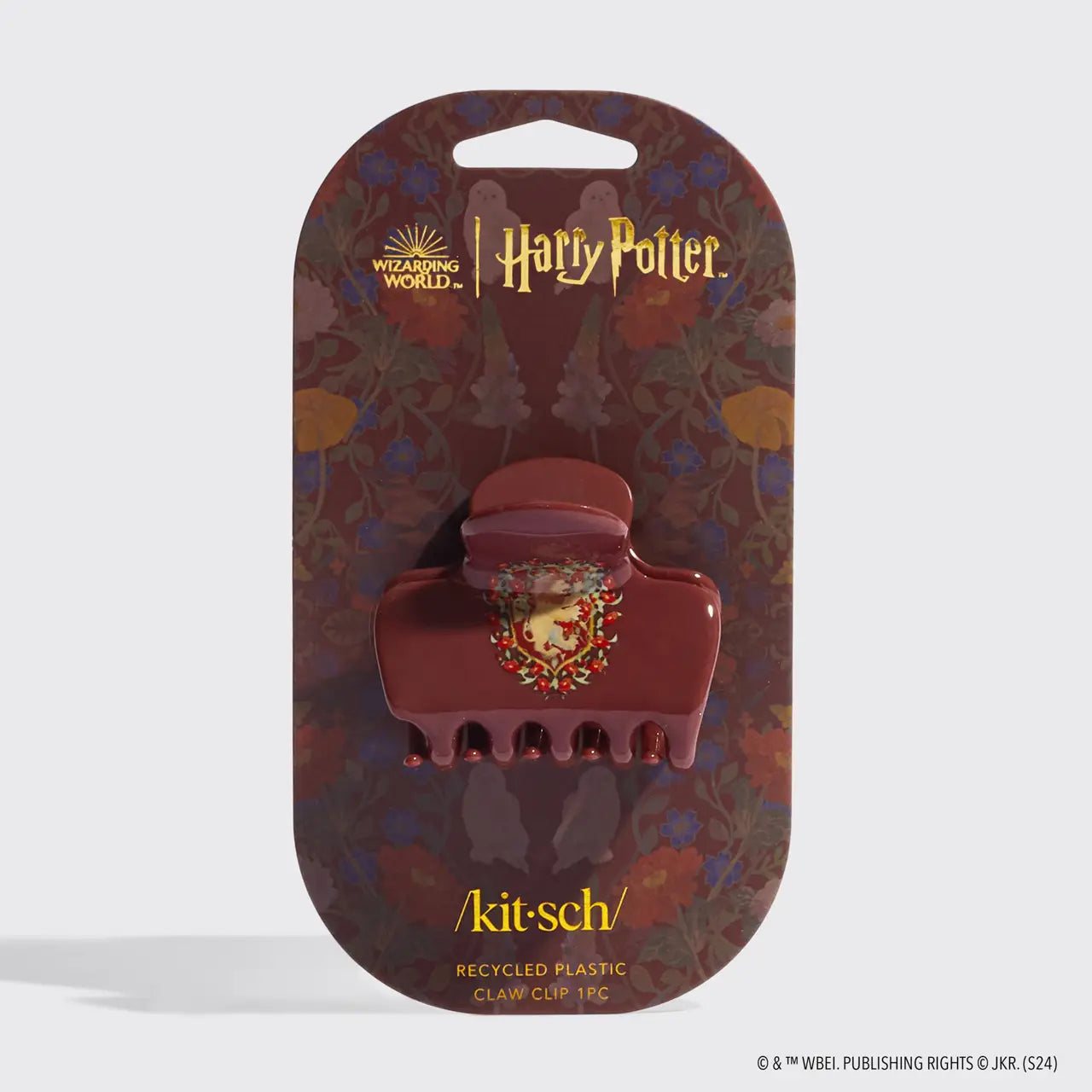 Kitsch Harry Potter X Kitsch Recycled Cloud Clawclip 1pc-Gryffindor