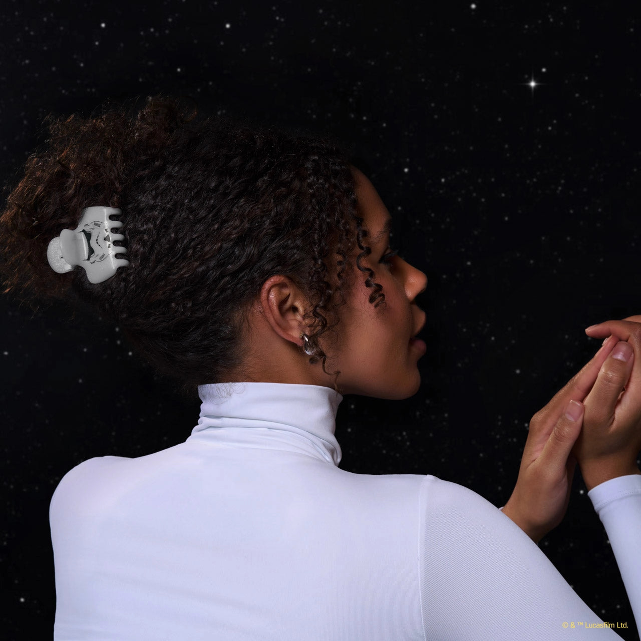 Kitsch Star Wars™ & Kitsch Glitter Cloud Clip in Stormtrooper – Star Wars Accessories