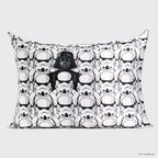 Kitsch Star Wars™ & Kitsch Satin Pillowcase in Darth Vader & Stormtroopers kitsch