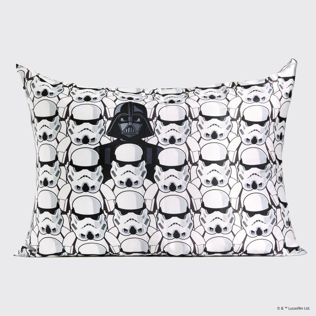 Kitsch Star Wars™ & Kitsch Satin Pillowcase in Darth Vader & Stormtroopers kitsch