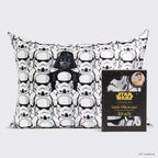 Kitsch Star Wars™ & Kitsch Satin Pillowcase in Darth Vader & Stormtroopers kitsch