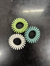 Load image into Gallery viewer, Curly Hair Tie Rings - Harlequin Hair
