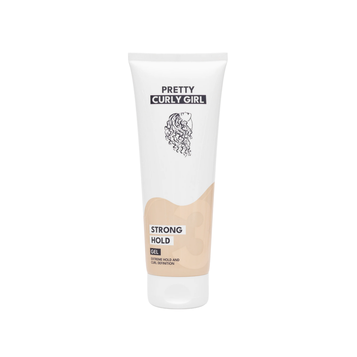 Pretty Curly Girl Strong Hold Gel for Defined Curls and Maximum Hold Pretty Curly Girl