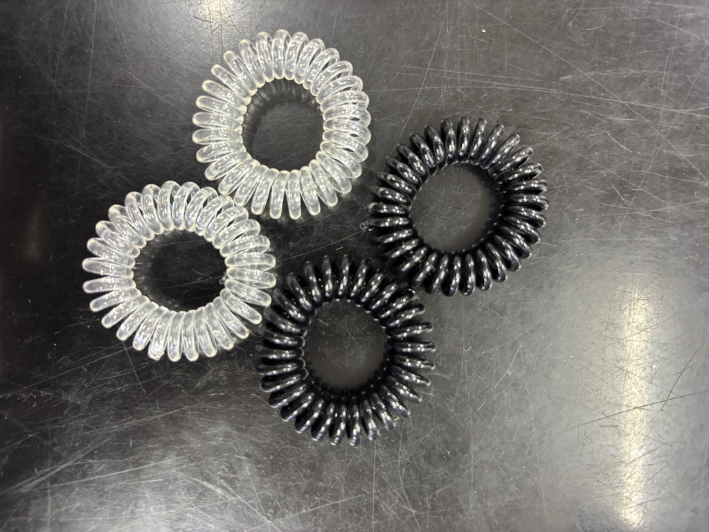 Curly Hair Tie Rings - Harlequin Hair