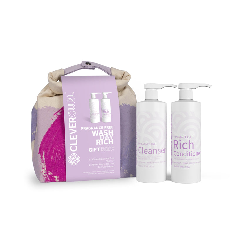 Clever Curl Fragrance Free Wash Day Rich Duo - Harlequin Hair
