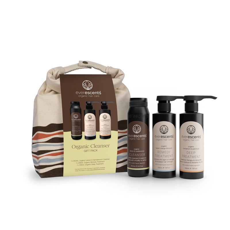 Everescents Lemon & Sandalwood Cleanser Gift Pack - Harlequin Hair