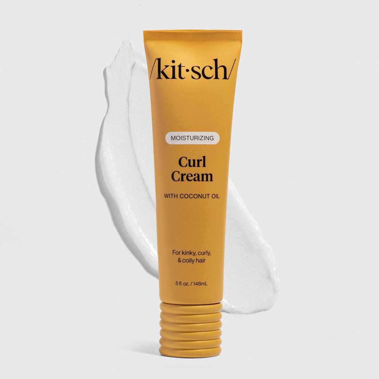 Kitsch Moisturising Curl Cream 5oz/148ml for Defined and Hydrated Curls