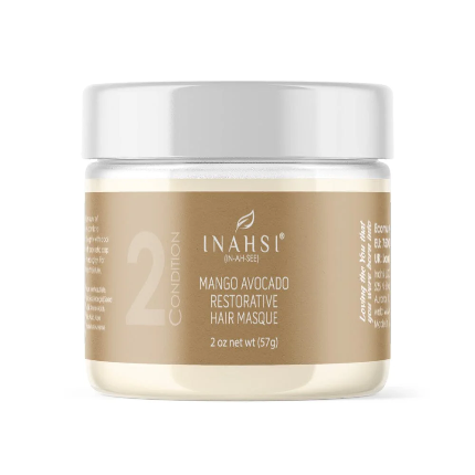 Inahsi Mango Avocado Restorative Hair Masque Deep Conditioner 12oz - Nourish & Repair Hair