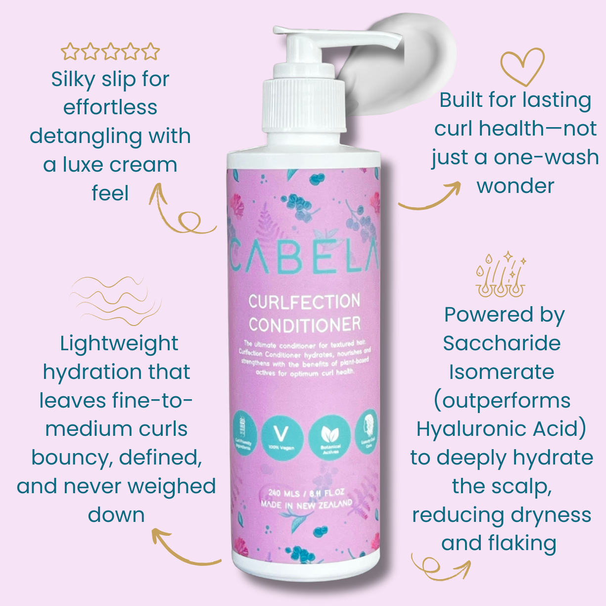 Cabela Curlfection Conditioner Light 240ml Cabela