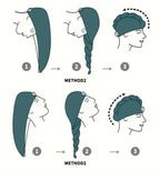 Curl Hair Turbans - Microfibre - Harlequin Hair