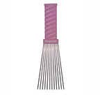 Clever Curl Afro Comb Metal Pick - Harlequin Hair