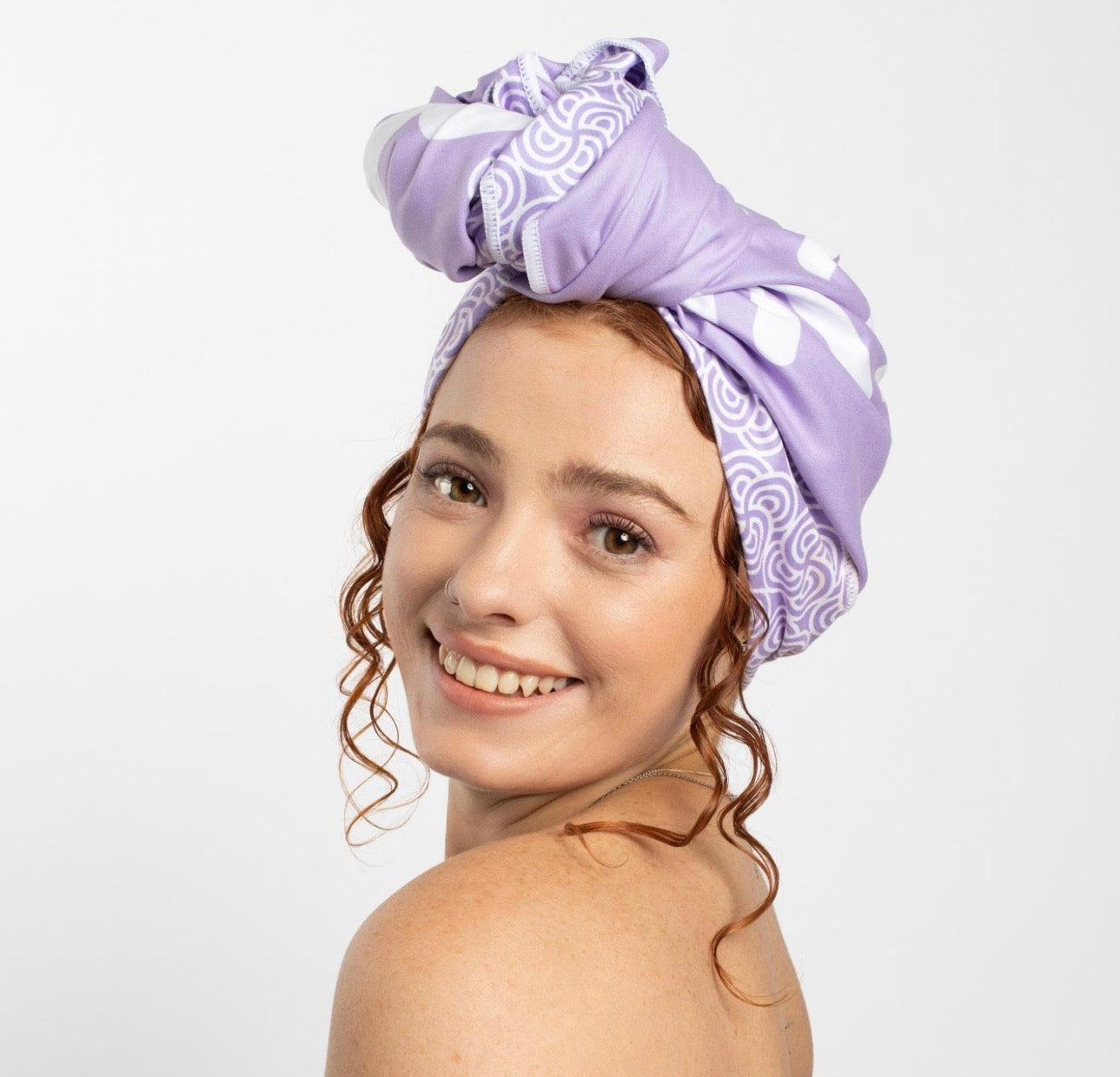 Clever Curl Microfibre Curl Plopping Towel - Harlequin Hair