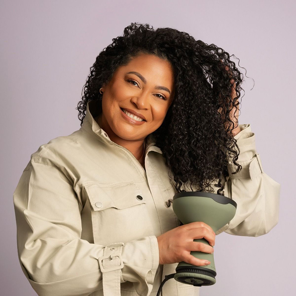 Stylecraft Silver Bullet Sage Diffuser Hair Dryer - Harlequin Hair