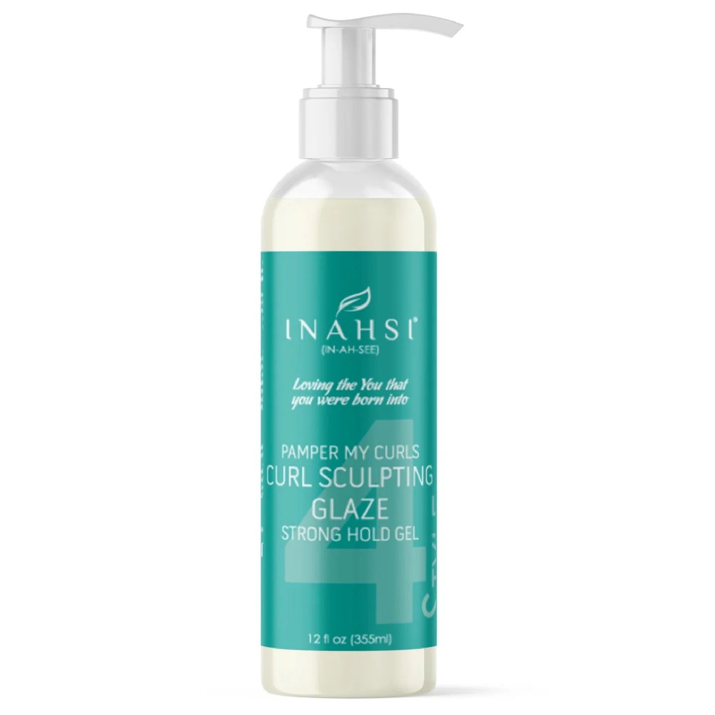 Inahsi Pamper My Curls Sculpting Glaze 12oz/355ml for Defined and Luxurious Curls