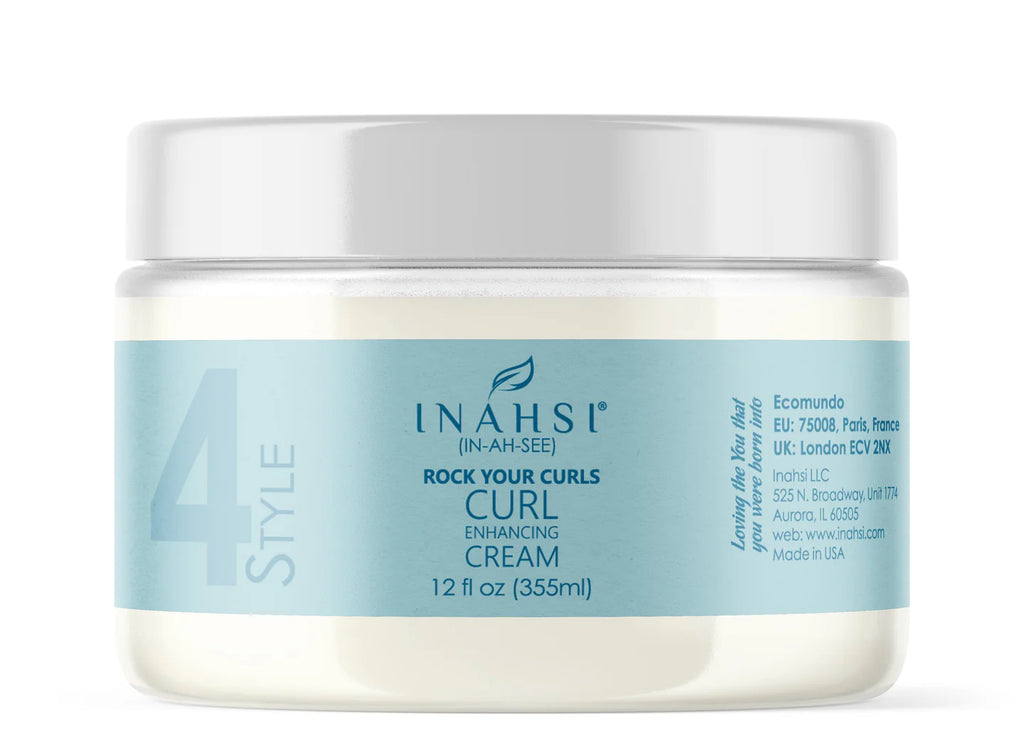 Inahsi Rock Your Curls Curl Enhancing Cream for Defined, Beautiful Curls