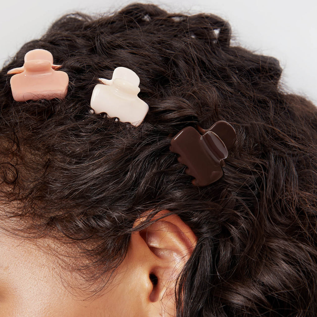 Kitsch Cloud Claw Clips 8pc Set - Rosewood for Effortless Style kitsch