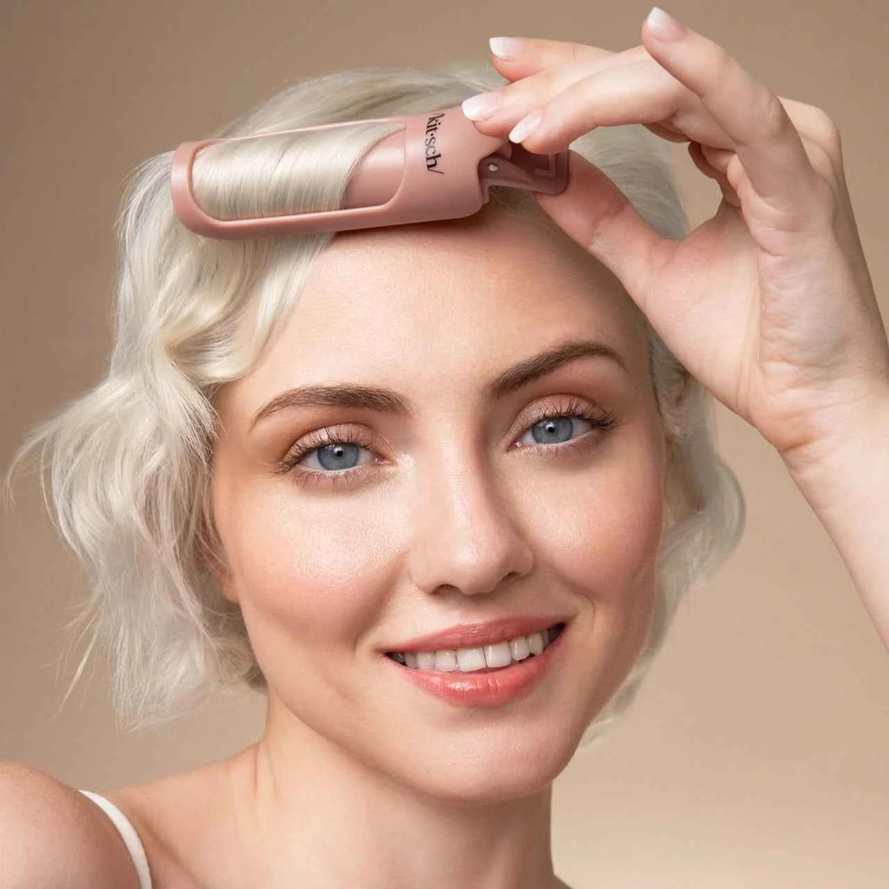 Kitsch Hair Volumizing Clip 2pc Set in Terracotta for Effortless Volume