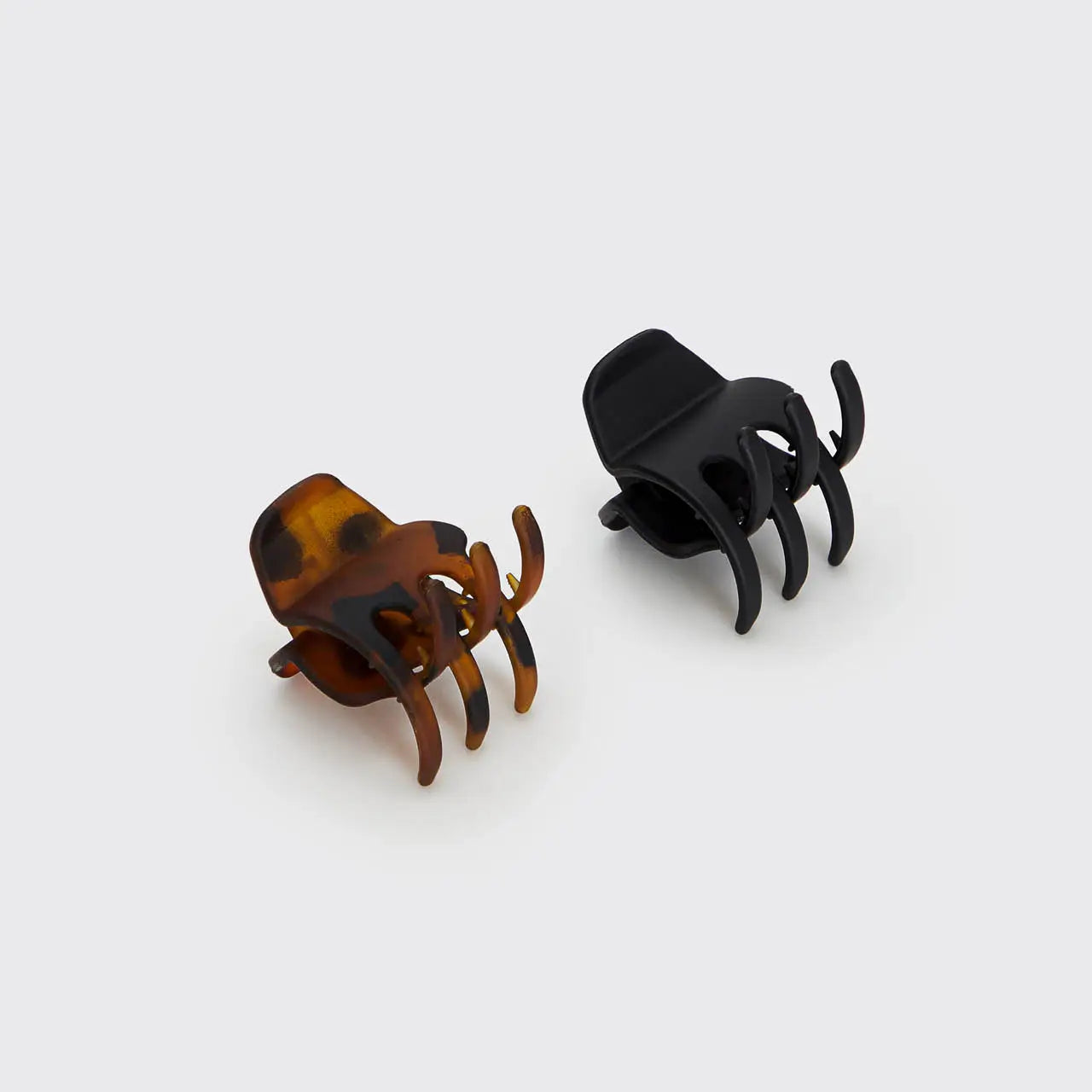 Kitsch Eco-Friendly Medium Claw Clips 2pc Set - Black & Tort for Sustainable Hair Styling
