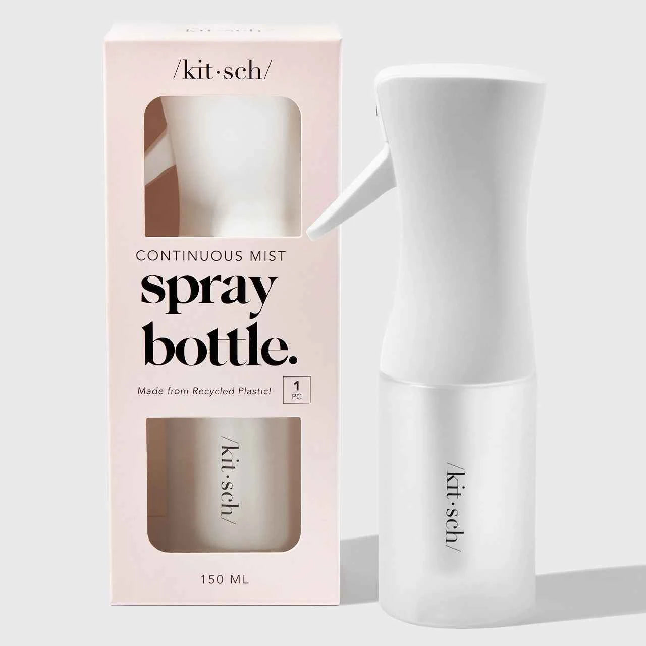Kitsch Fine Mist Continuous Mist Spray Bottle White