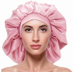 Rizvan Reversible Satin Sleep Bonnet - Large Size for Ultimate Comfort curl tools & more