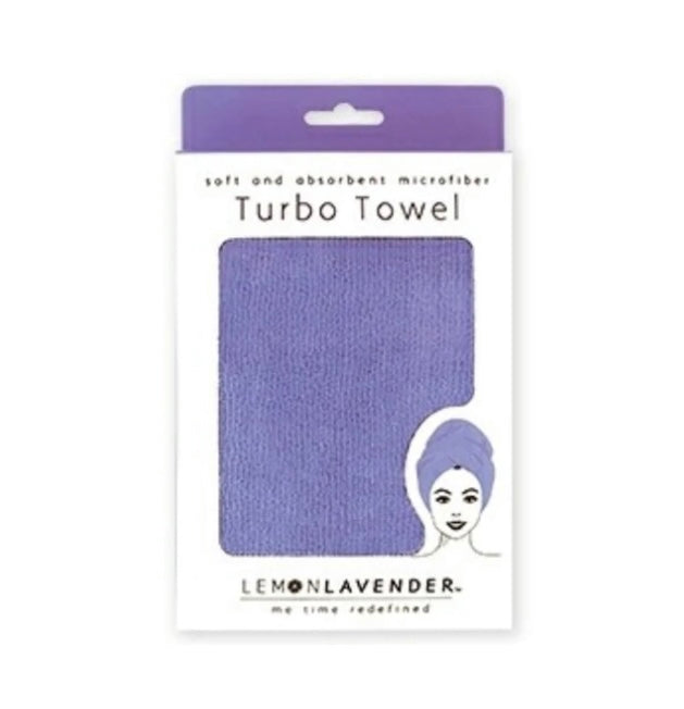 Lemon Lavender Turbo Towel - Harlequin Hair